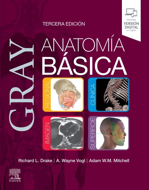 Drake L. Richard. Gray. Anatomía básica. 3a ed. 2023