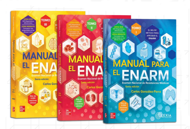 Carlos González Parra. Manual ENARM. 6ª ed. 2022
