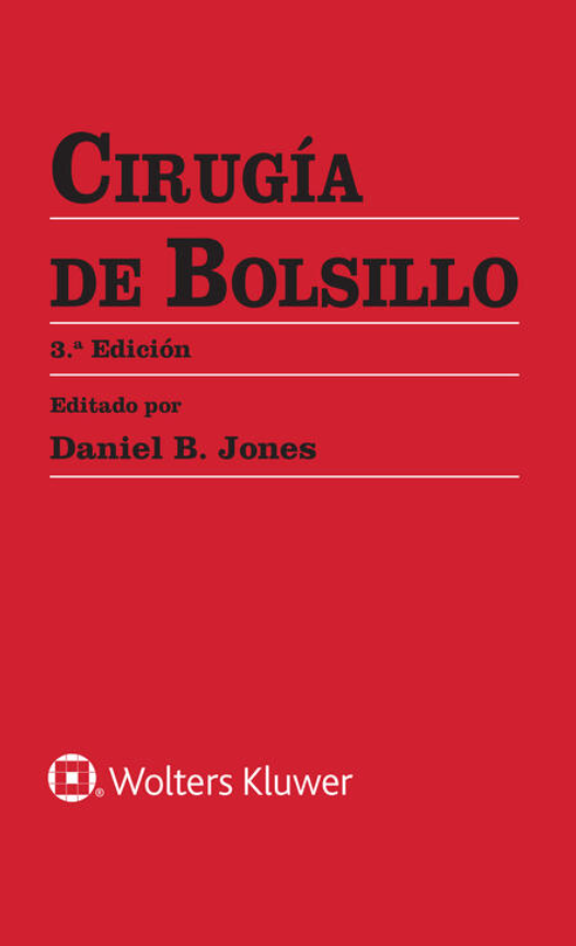 Jones B. Daniel. Cirugía de Bolsillo. 3a ed. 2024