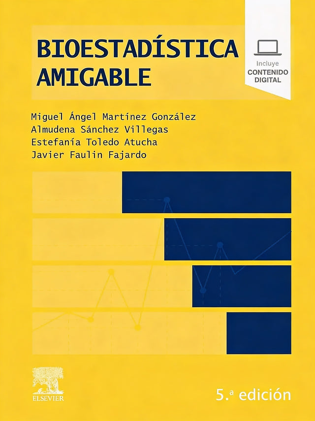 Miguel Ángel Martínez. Bioestadística amigable. 5a ed. 2025