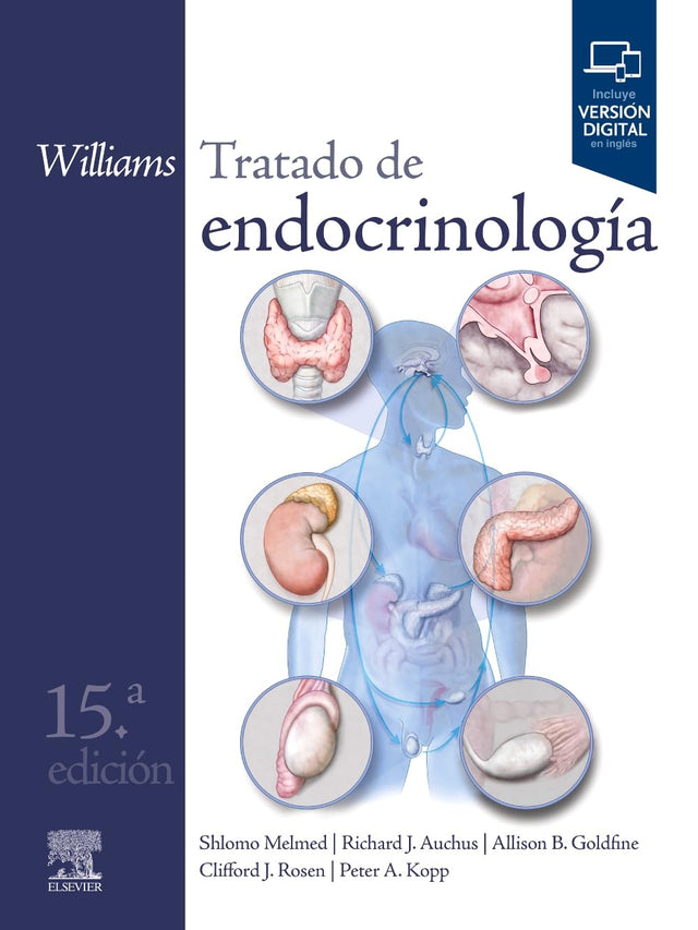 Shlomo Melmed. Williams. Tratado de endocrinología. 15 ed. 2026 ¡¡¡NOVEDAD, NOVEDAD, NOVEDAD!!!