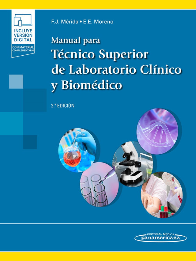 Mérida de la Torre. Francisco Javier. Manual para Técnico Superior de Laboratorio Clínico y Biomédico. 2a ed. 2023