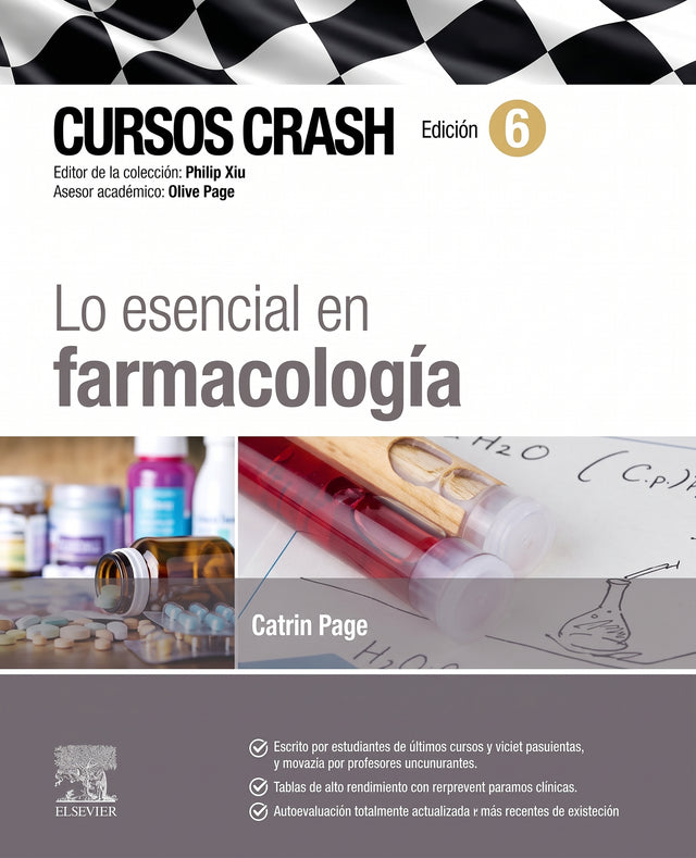 Page P. Clive. Cursos Crash. Lo esencial en Farmacología. 6a ed.  2026 ¡¡¡NOVEDAD, NOVEDAD, NOVEDAD!!!