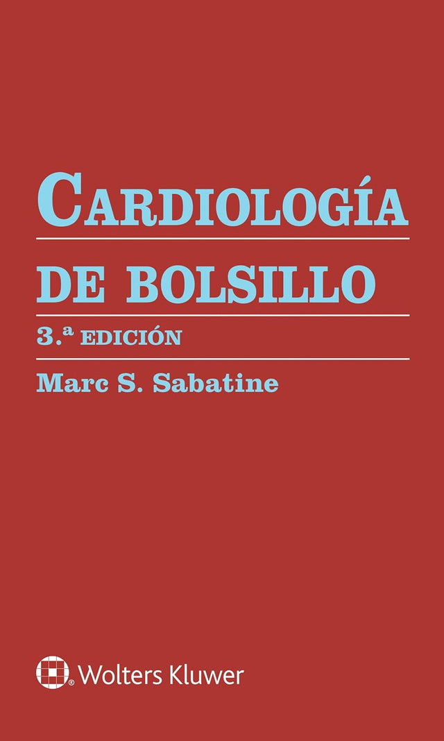 Marc S. Sabatine. Cardiología de bolsillo. 3a ed. 2026 ¡¡¡NOVEDAD, NOVEDAD, NOVEDAD!!!