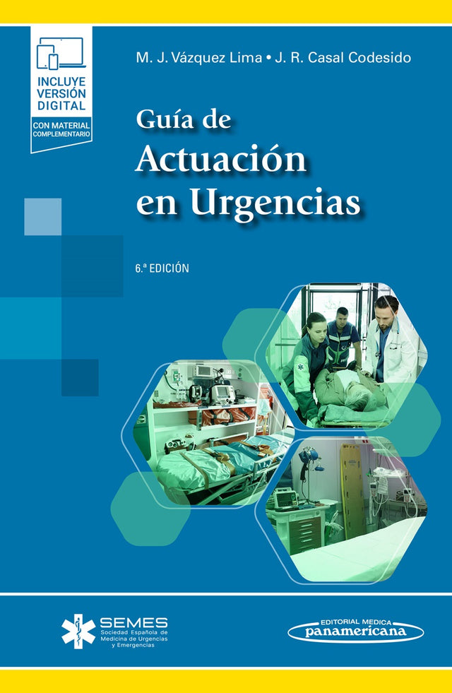 Vázquez Lima. Manuel José. Guía de Actuación en Urgencias. 6a ed. 2023