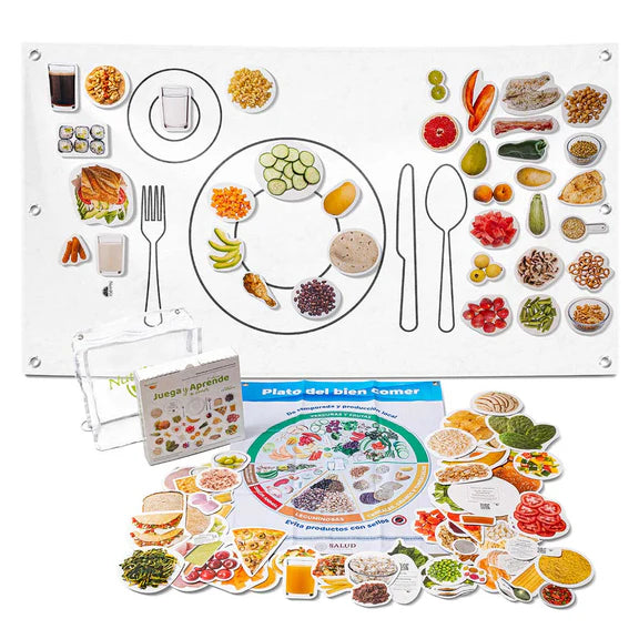 NutriKit® 115 (antes 103) Réplicas de Alimentos Juega y Aprende para Talleres 5aEd 2023