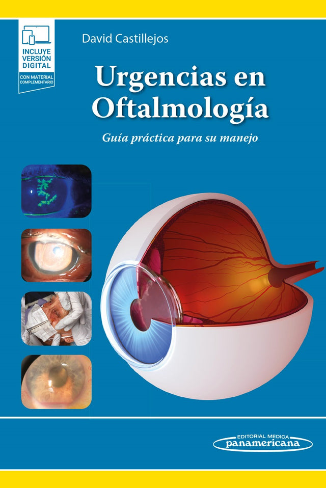 Castillejos. David. Urgencias en oftalmología. Guía práctica para su manejo. 1a ed. 2023