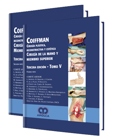 Felipe Coiffman. Cirugía Plástica, Reconstructiva y Estética.  Tomo V.  Tomos I - II. 3a. ed. 2008