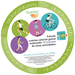 NutriKit. Disco de Actividad Física (5 iguales).