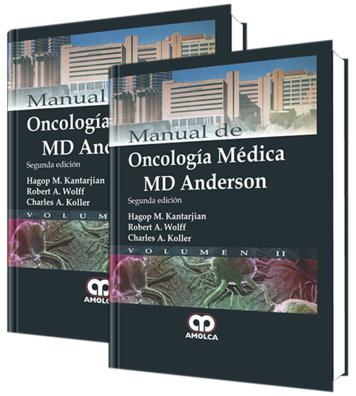 Hagop Kantarjian. Manual de Oncología Médica MD Anderson, Volumenes I - II,  2a. ed. 2014