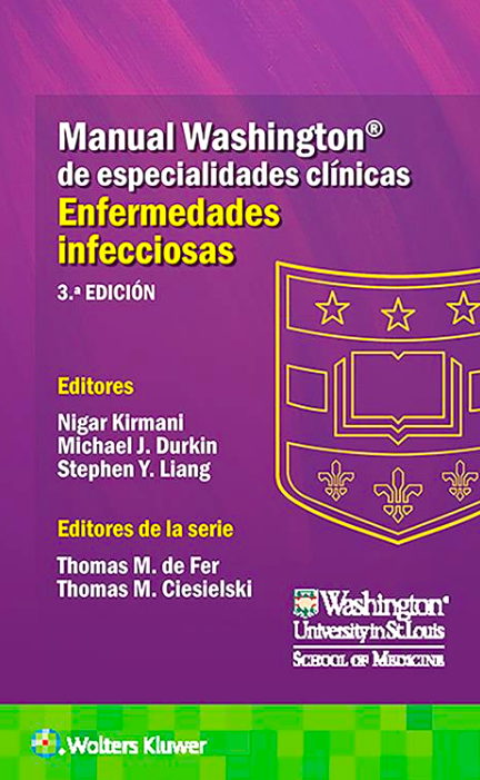 Kirmani. Nigar. Manual Washington de especialidades clínicas. Enfermedades infecciosas. 3a. ed. 2020