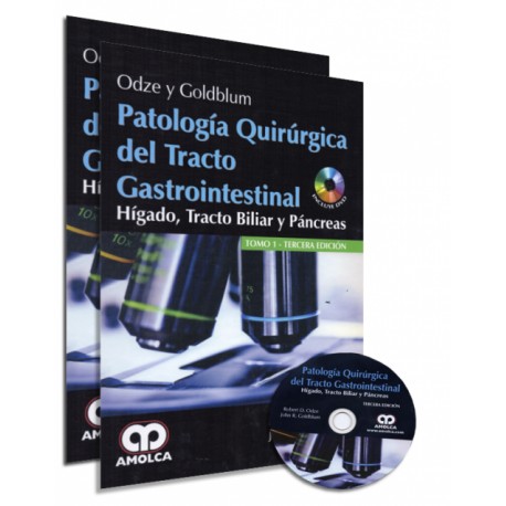 Robert D. Odze. Patología Quirúrgica del Tracto Gastrointestinal. Tomos I - II. Incluye Disco. 3a. ed. 2017
