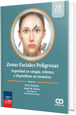Rod J. Rohrich. Zonas Faciales peligrosas, Seguridad en cirugía, rellenos y dispositivos no invasivos. 1a. ed. 2021
