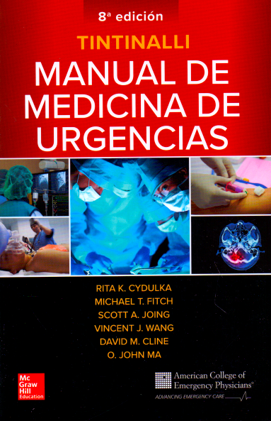 Cydulka Tintinalli. Manual de medicina de urgencias. 8a ed. 2018